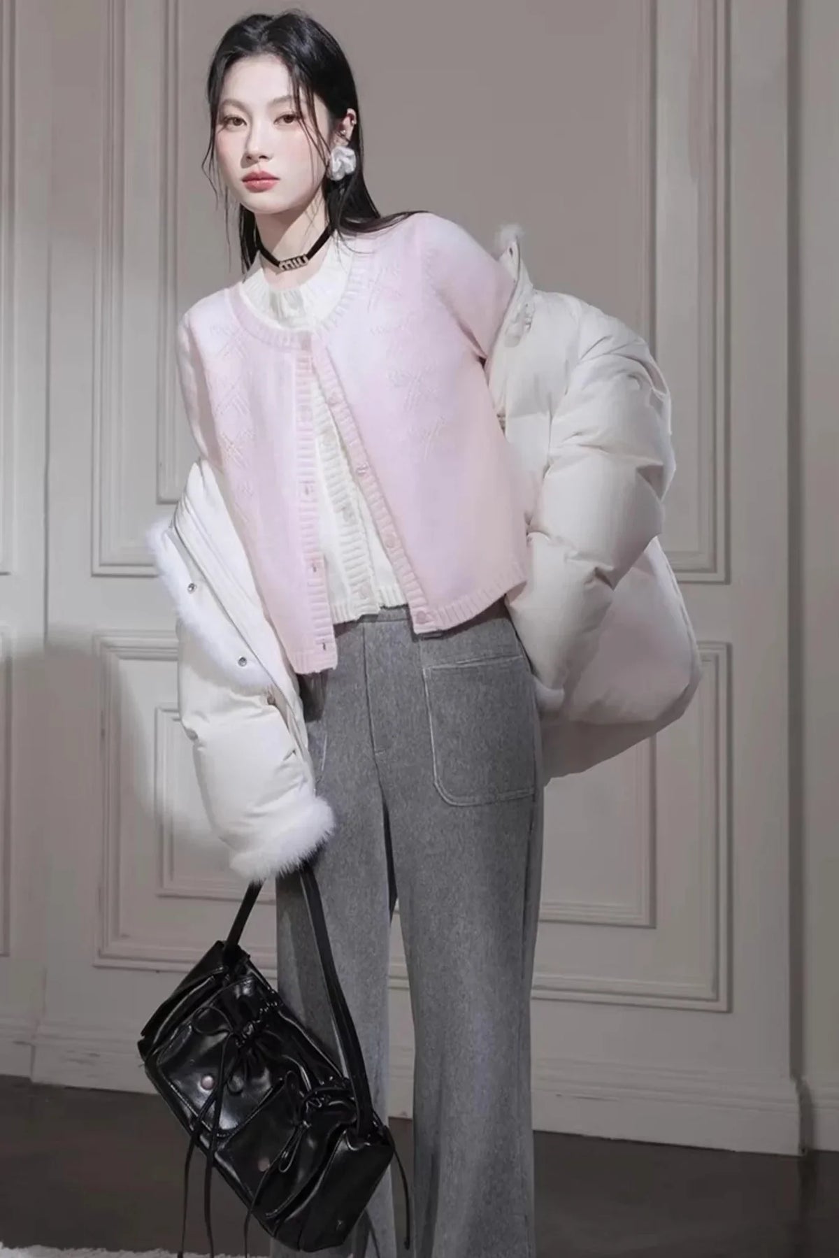 Peach Milkshake Wool Sweater