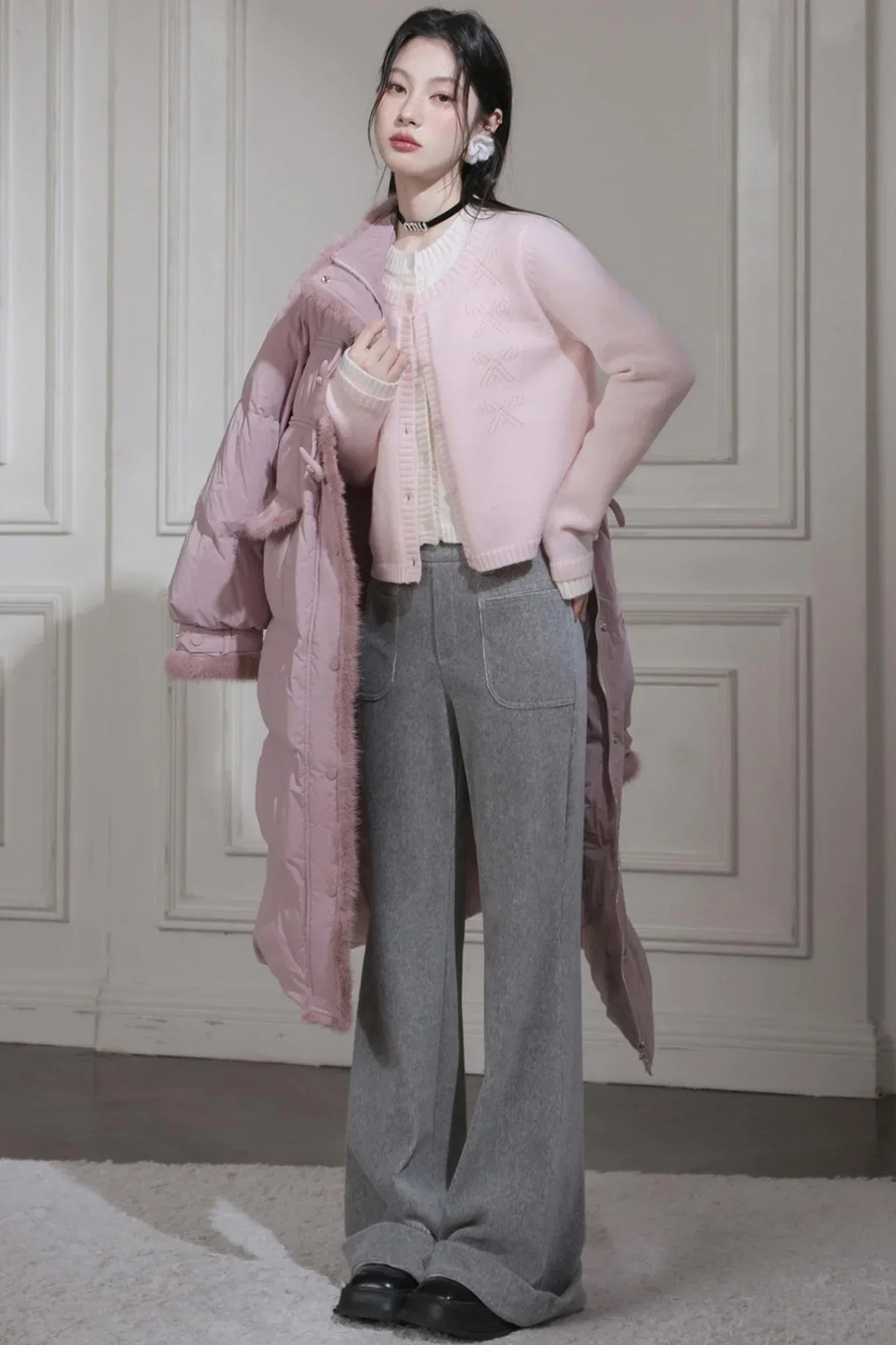 Peach Milkshake Wool Sweater