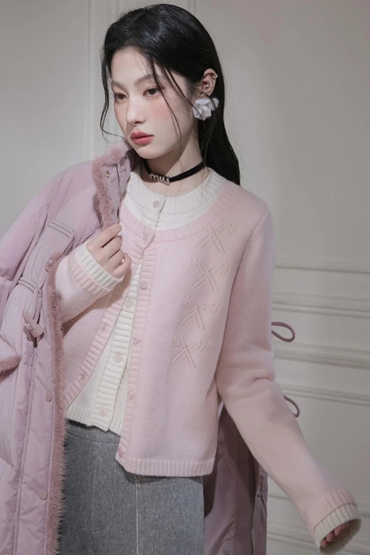 Peach Milkshake Wool Sweater