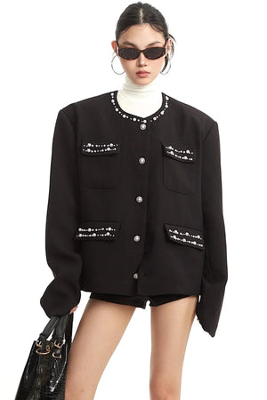 Pearl Black Luxury Jacket
