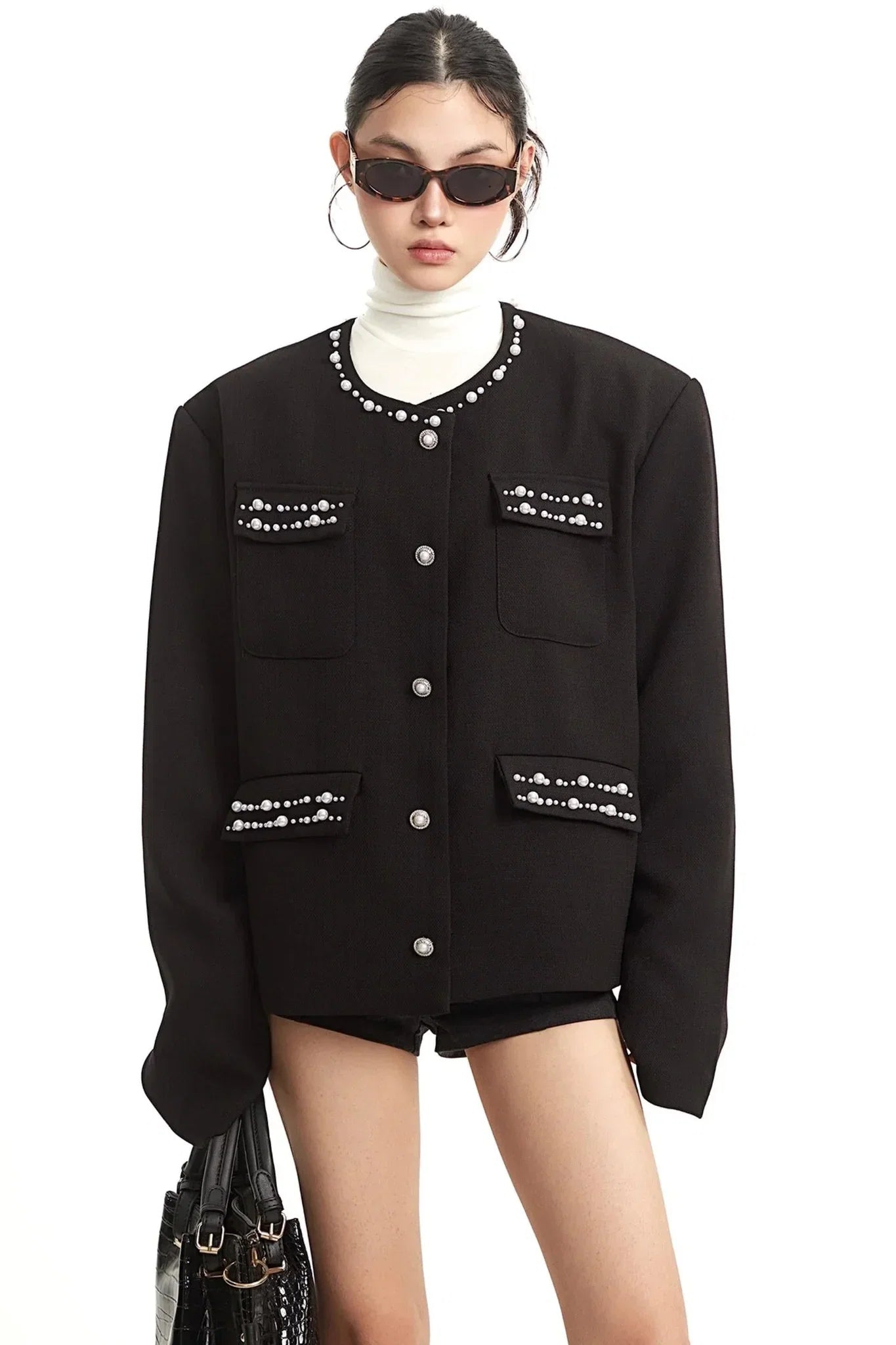 Pearl Black Luxury Jacket