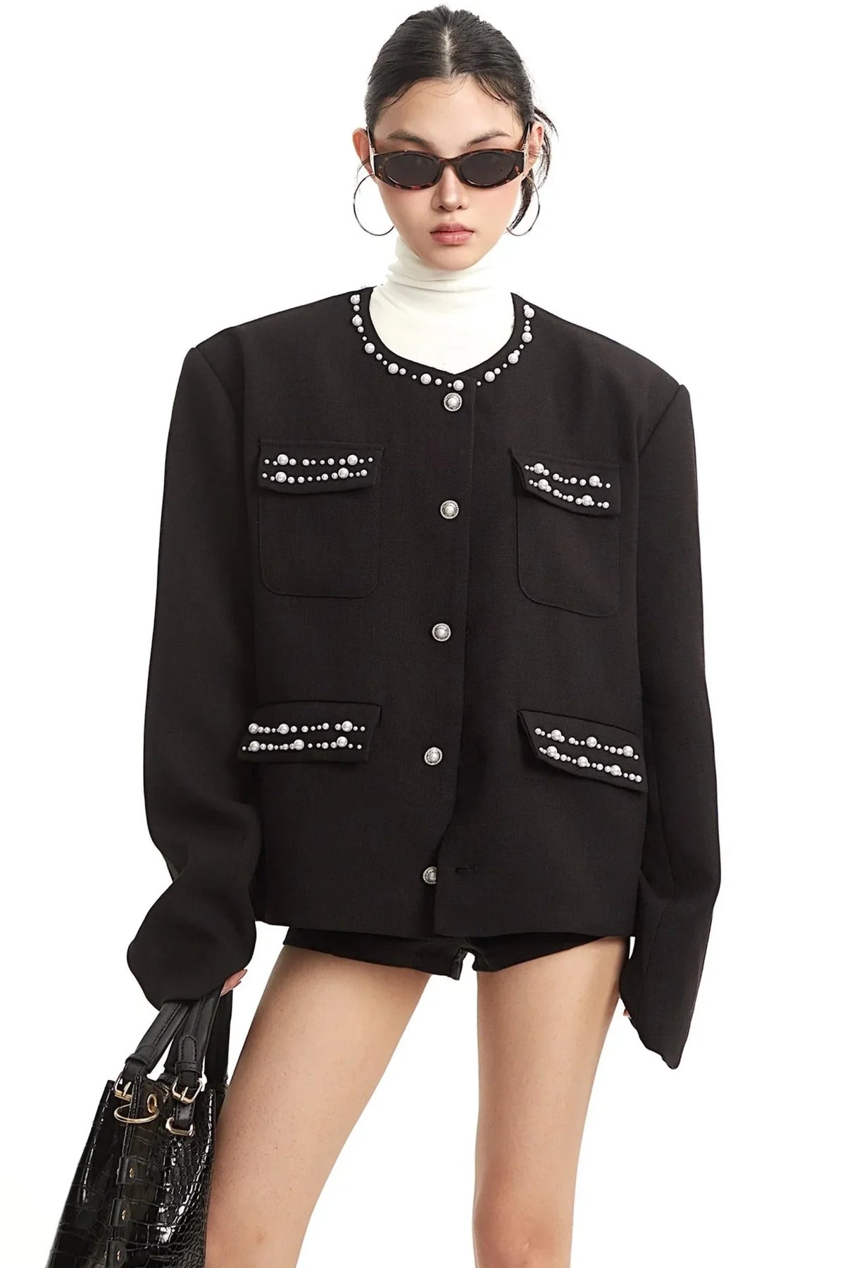 Pearl Black Luxury Jacket