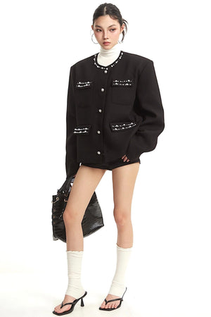 Pearl Black Luxury Jacket