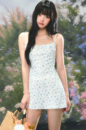 Petite Floral Spaghetti Dress