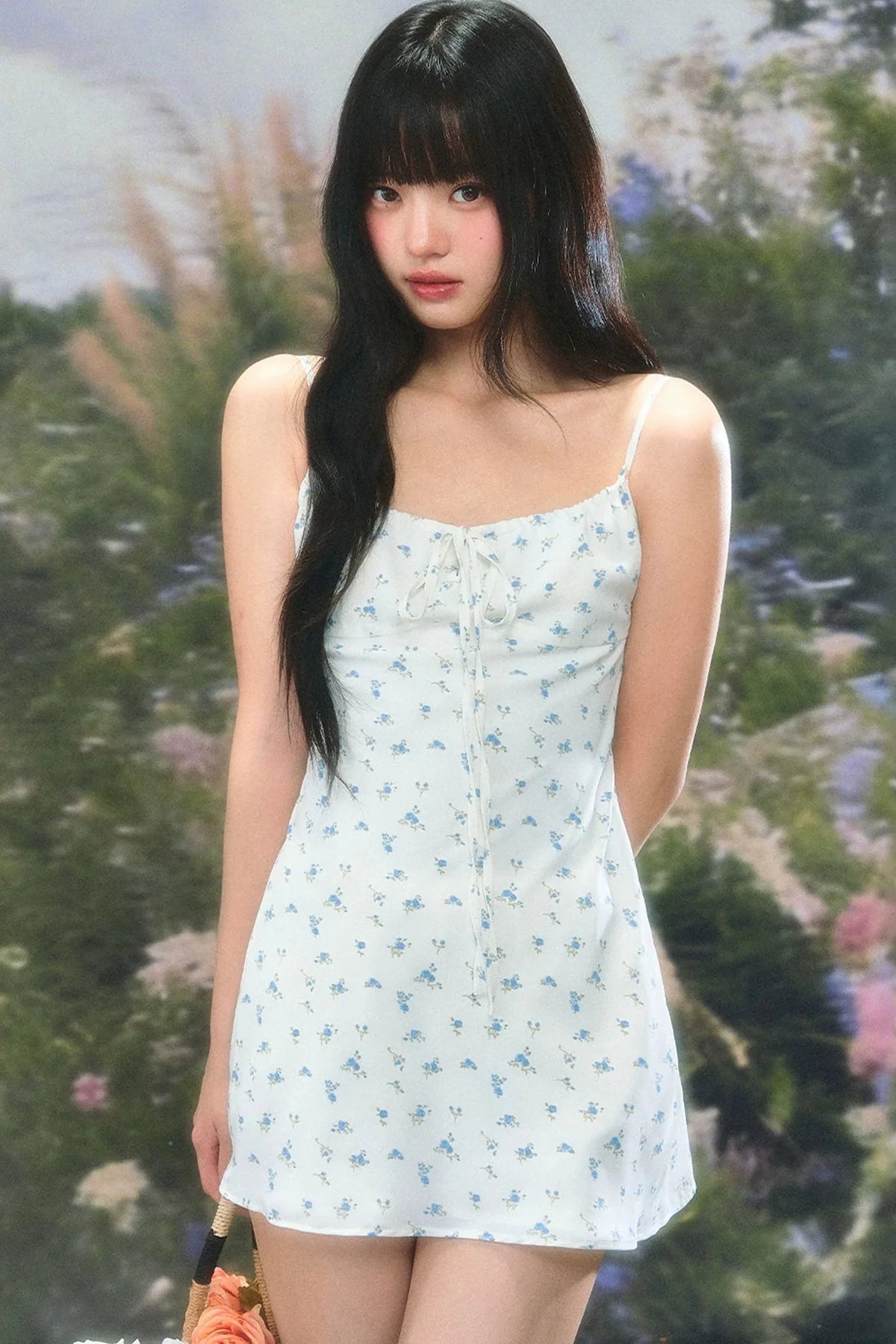 Petite Floral Spaghetti Dress
