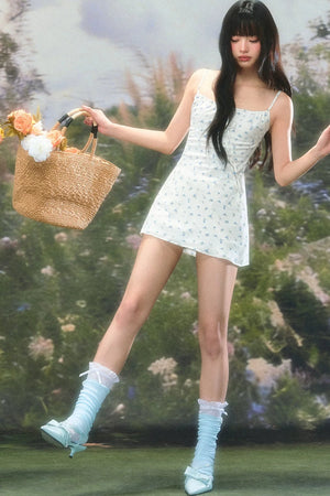 Petite Floral Spaghetti Dress