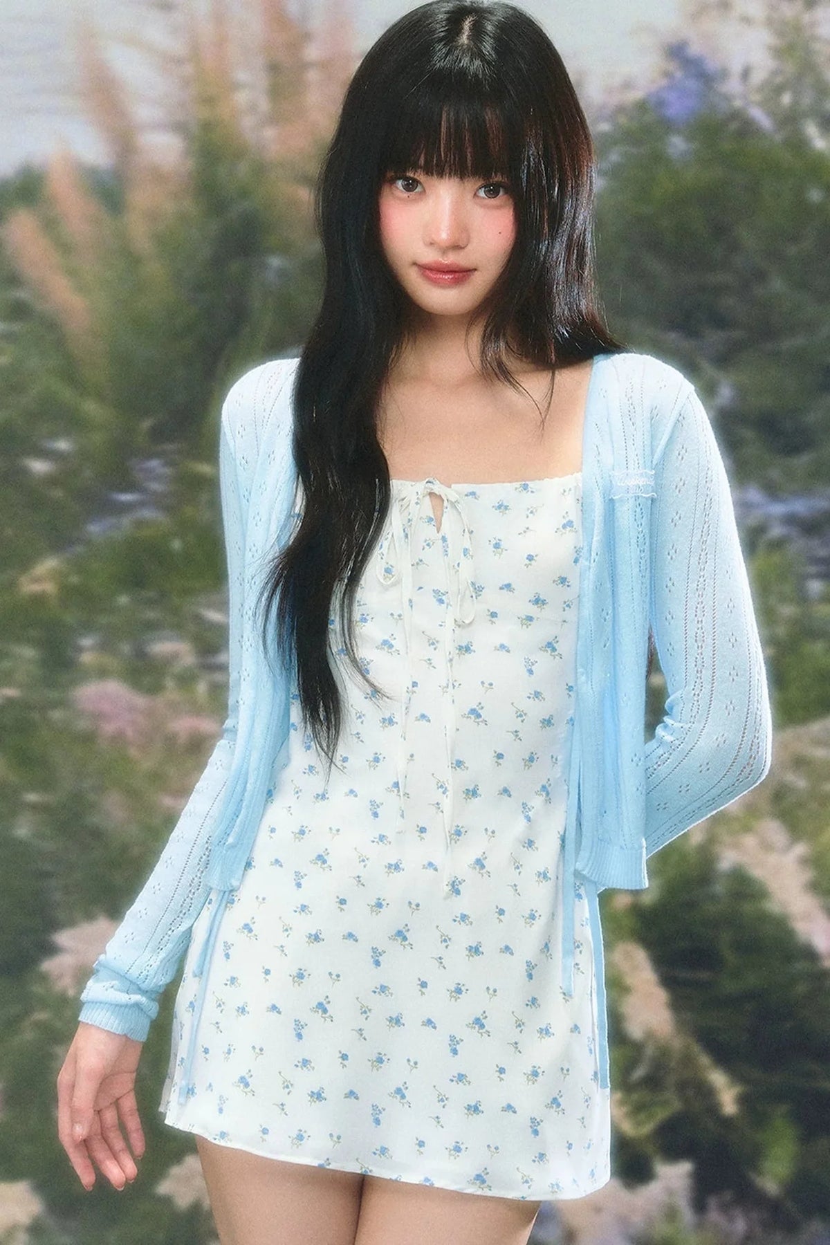 Petite Floral Spaghetti Dress