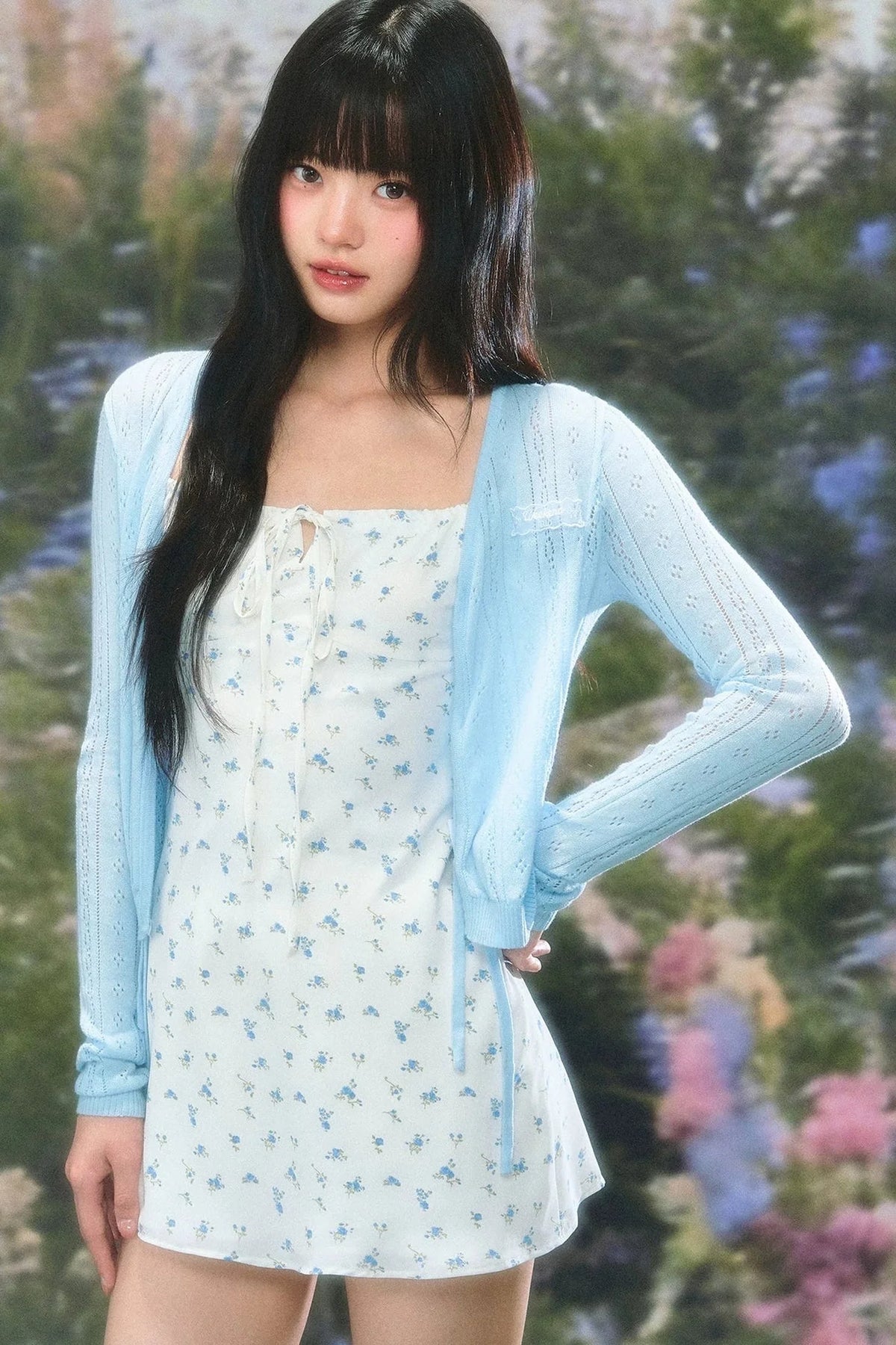 Petite Floral Spaghetti Dress