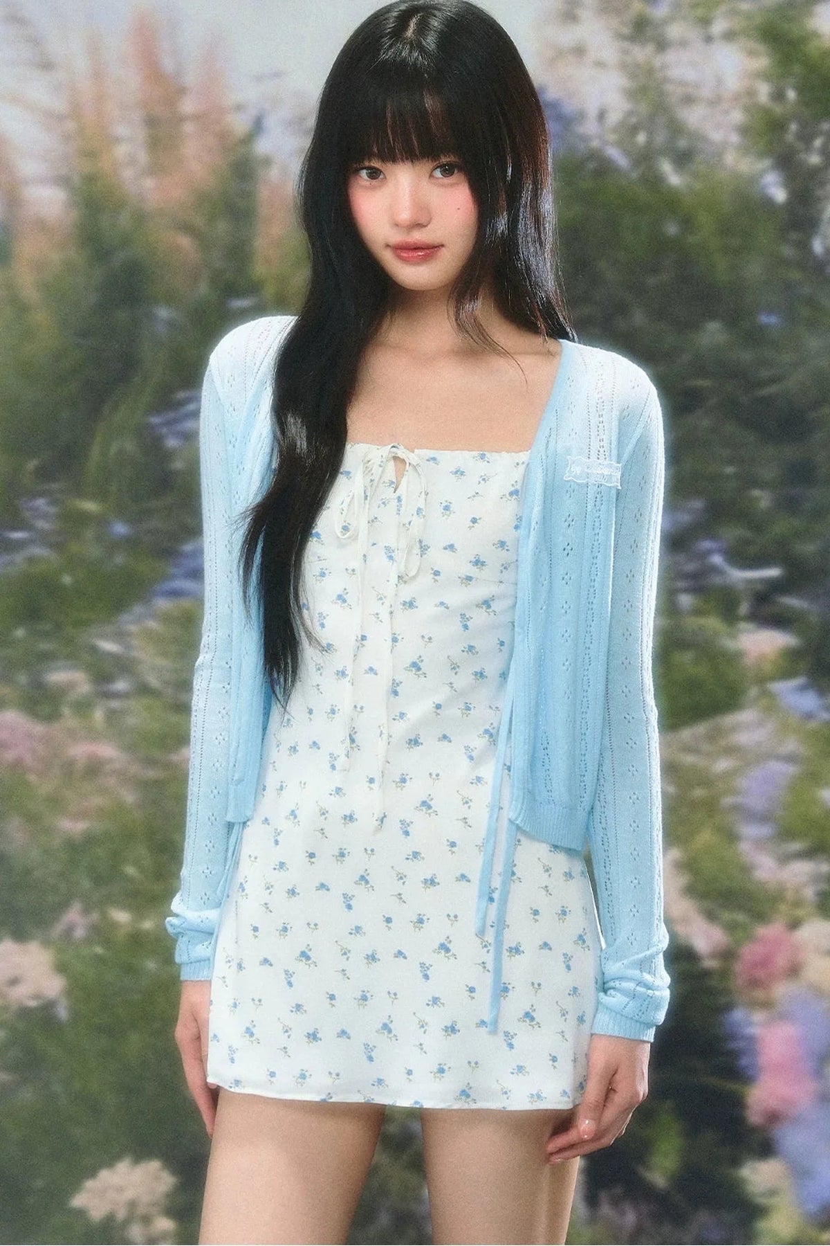 Petite Floral Spaghetti Dress
