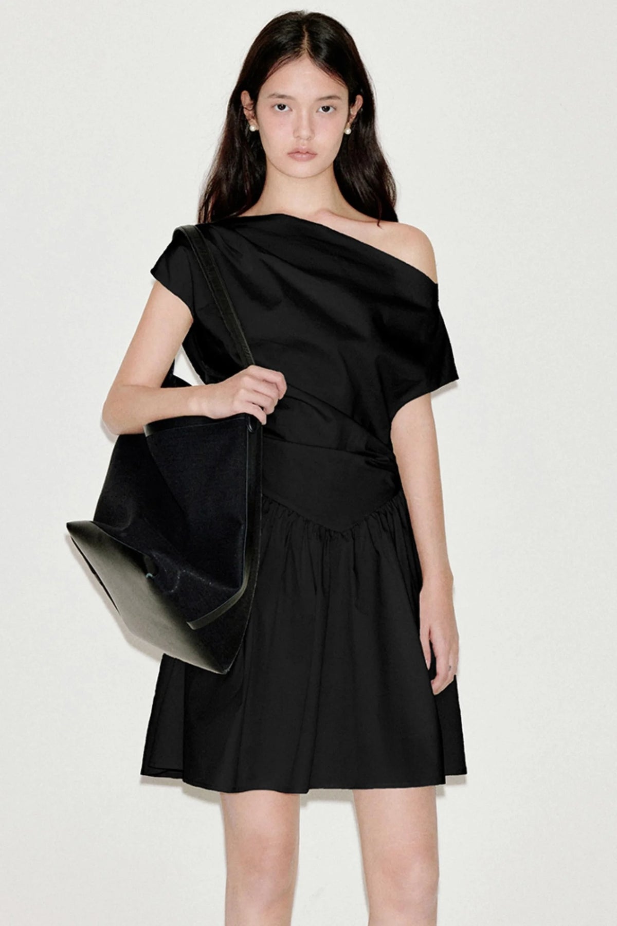 Pinched Shirt Dress