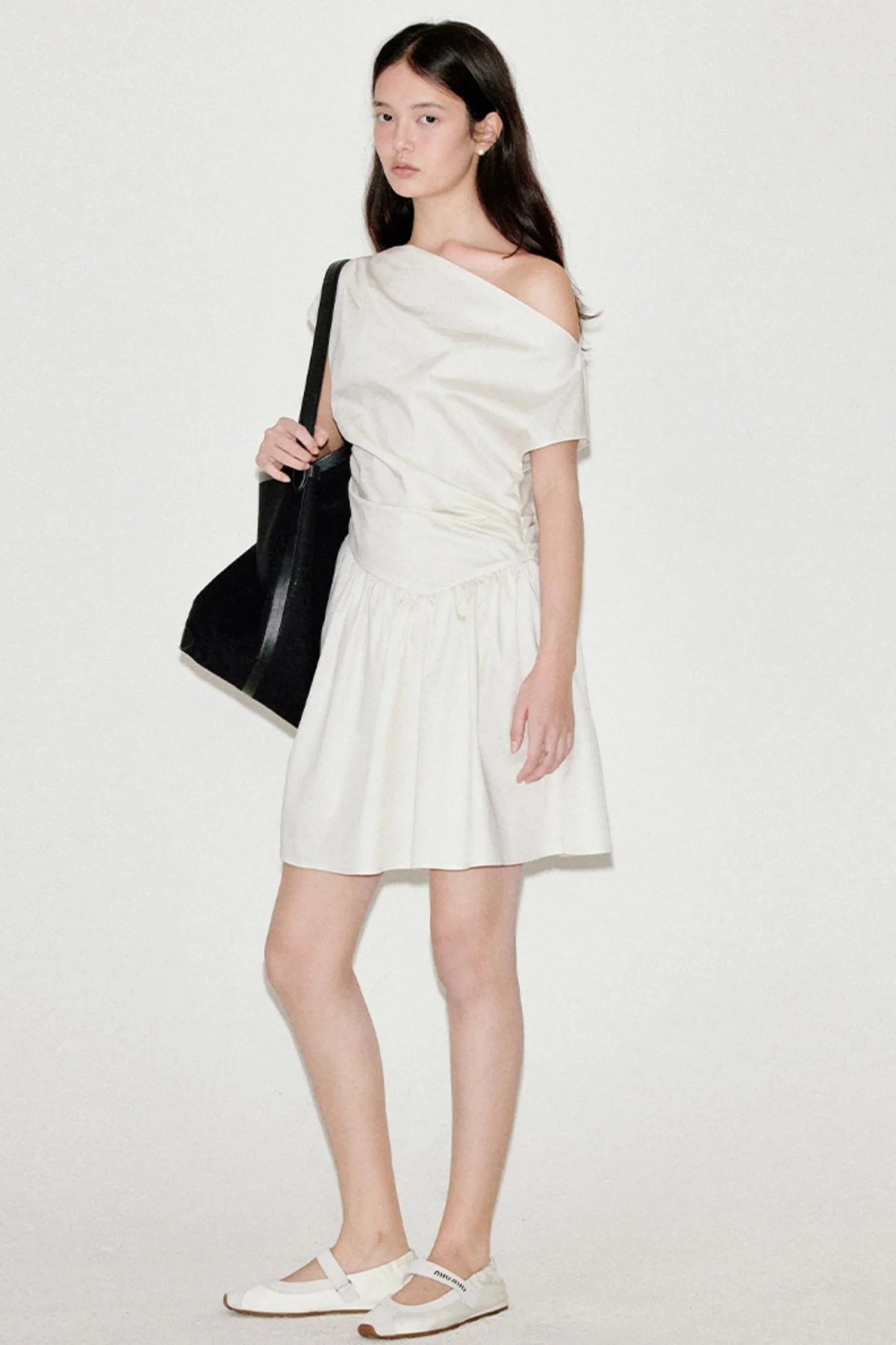 Pinched Shirt Dress