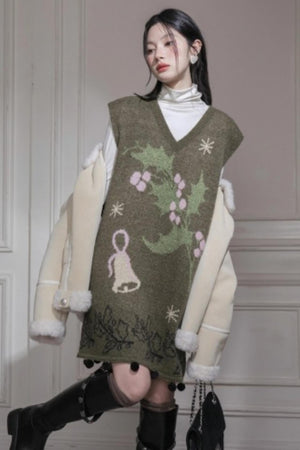 Pine Needle Knit Dress