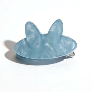 Pink and Blue Acetate Hair Clip