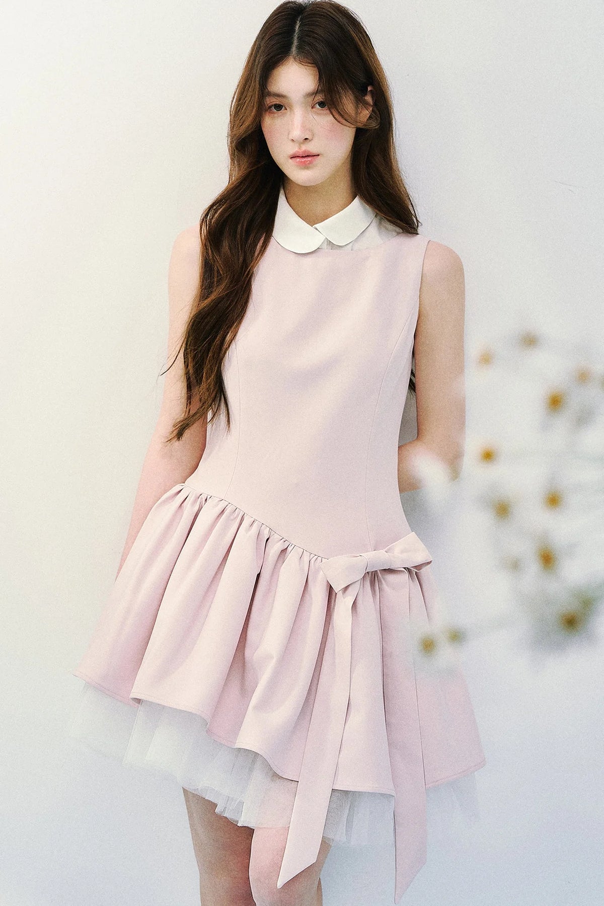 Pink and Gray Ballet Dress