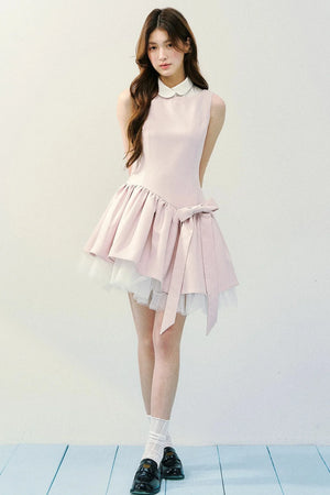 Pink and Gray Ballet Dress
