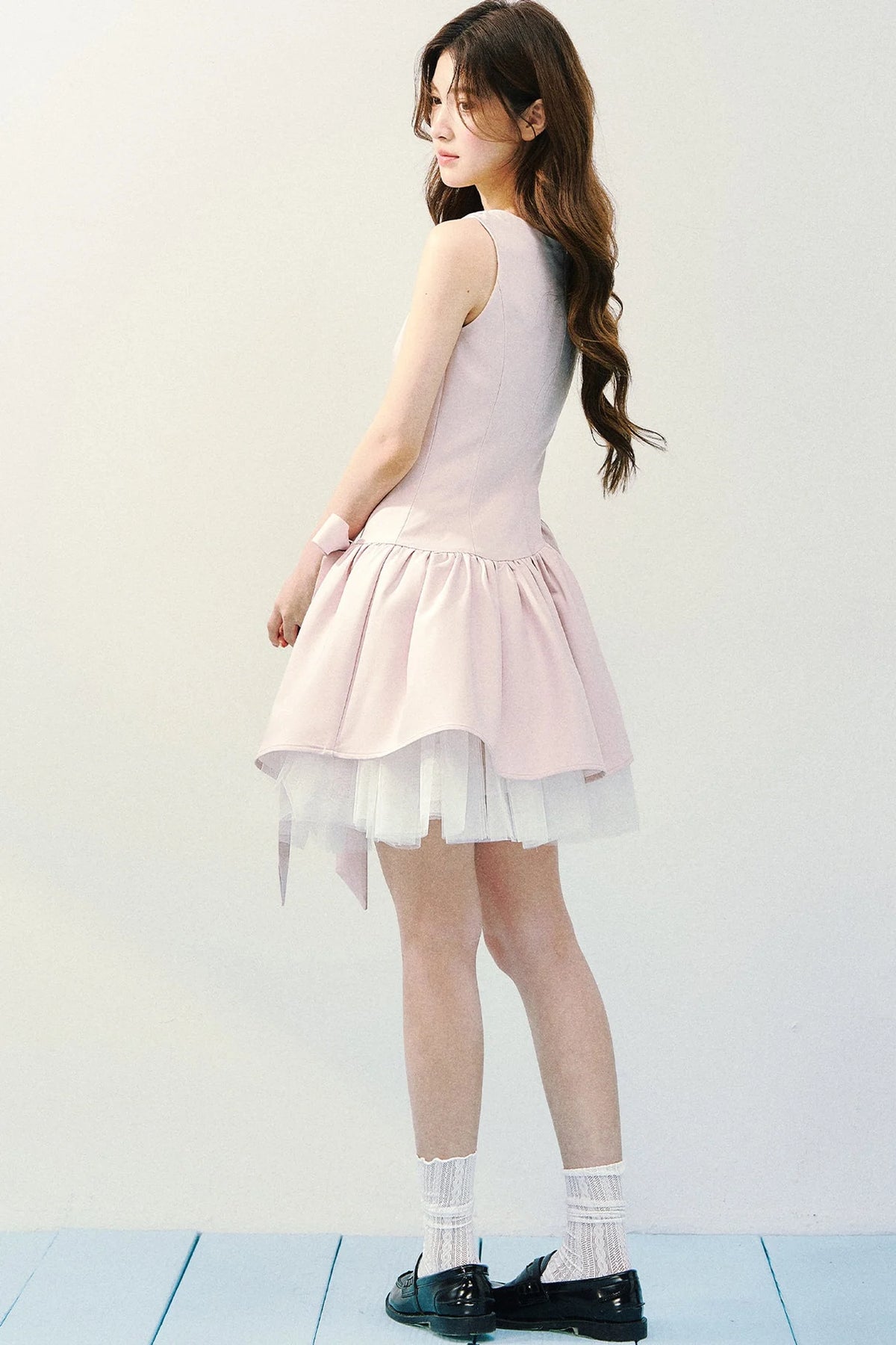 Pink and Gray Ballet Dress