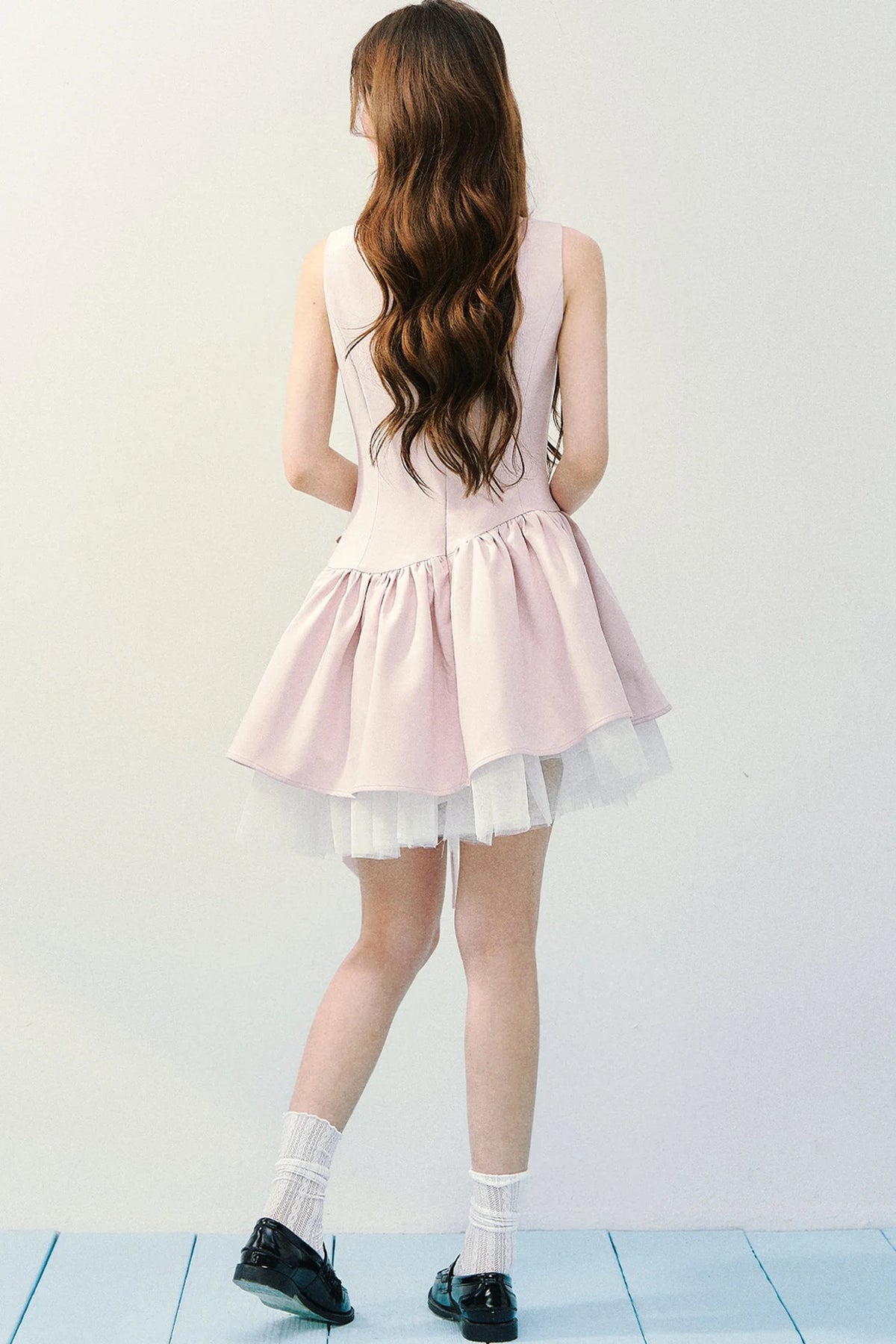 Pink and Gray Ballet Dress