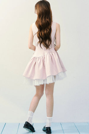 Pink and Gray Ballet Dress
