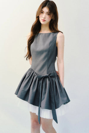 Pink and Gray Ballet Dress