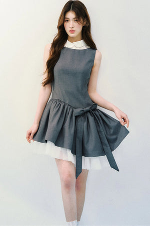 Pink and Gray Ballet Dress
