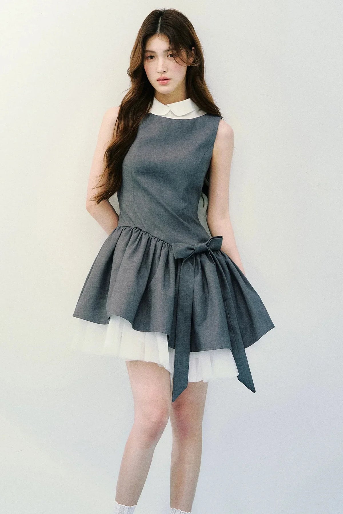 Pink and Gray Ballet Dress