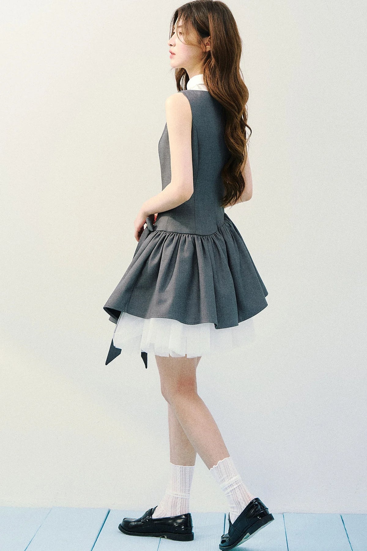 Pink and Gray Ballet Dress