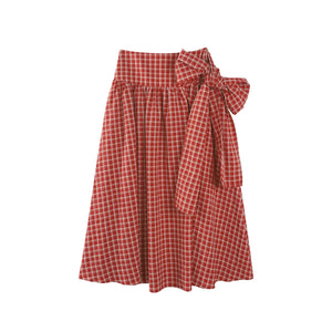 Pink Cherry Print Halter Skirt Set-Up