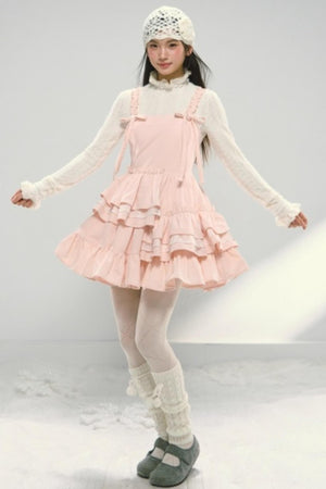Pink Corduroy Princess Dress