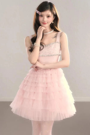 Pink Dream Lace Dress