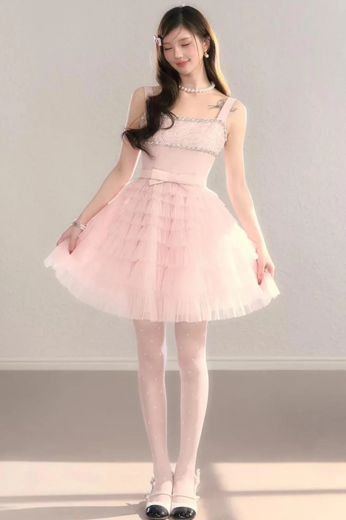 Pink Dream Lace Dress