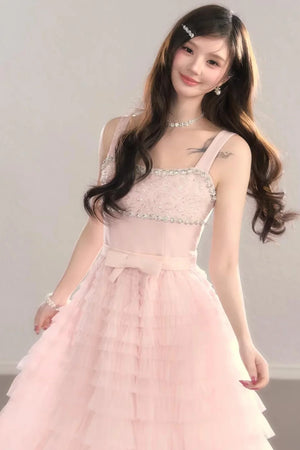 Pink Dream Lace Dress