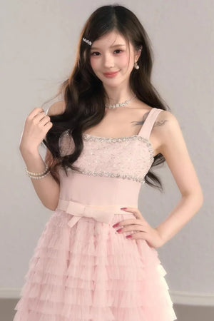 Pink Dream Lace Dress
