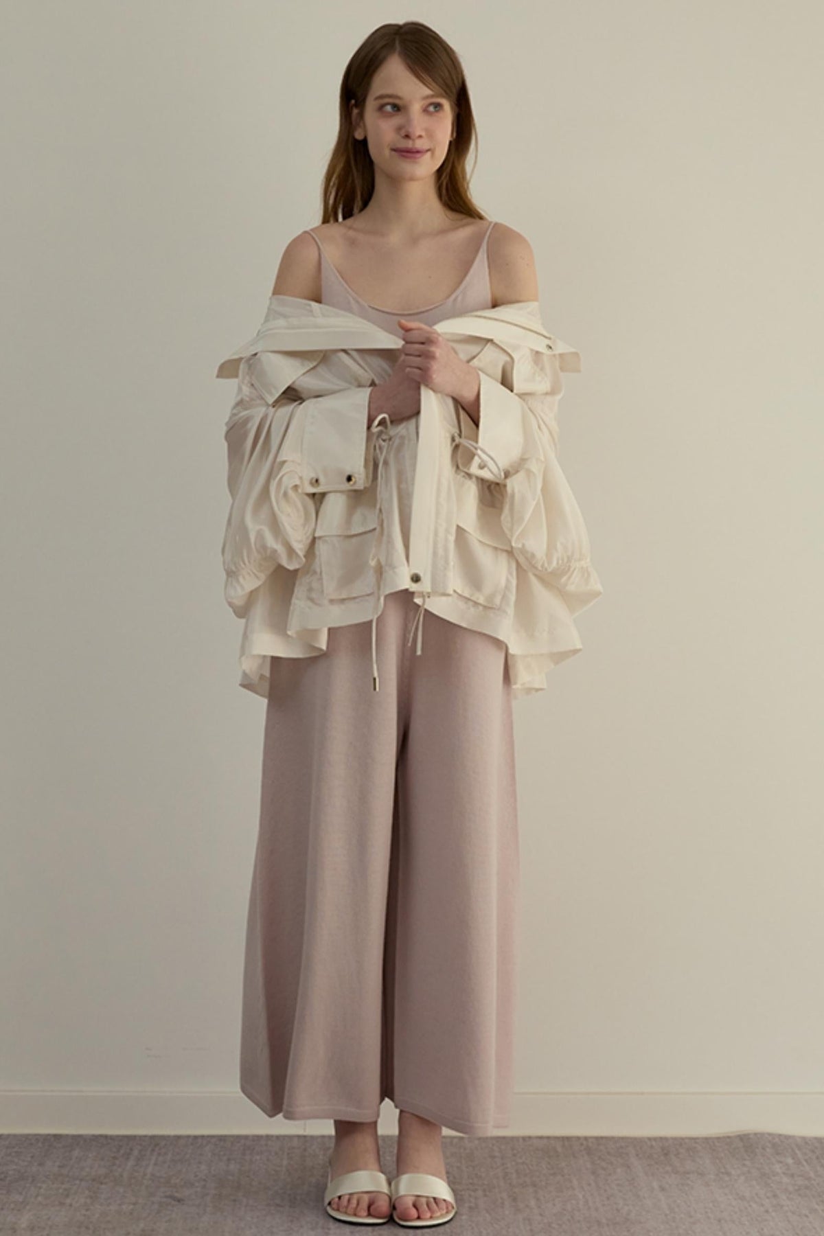 Pink Duo One-piece Pants Set-Up