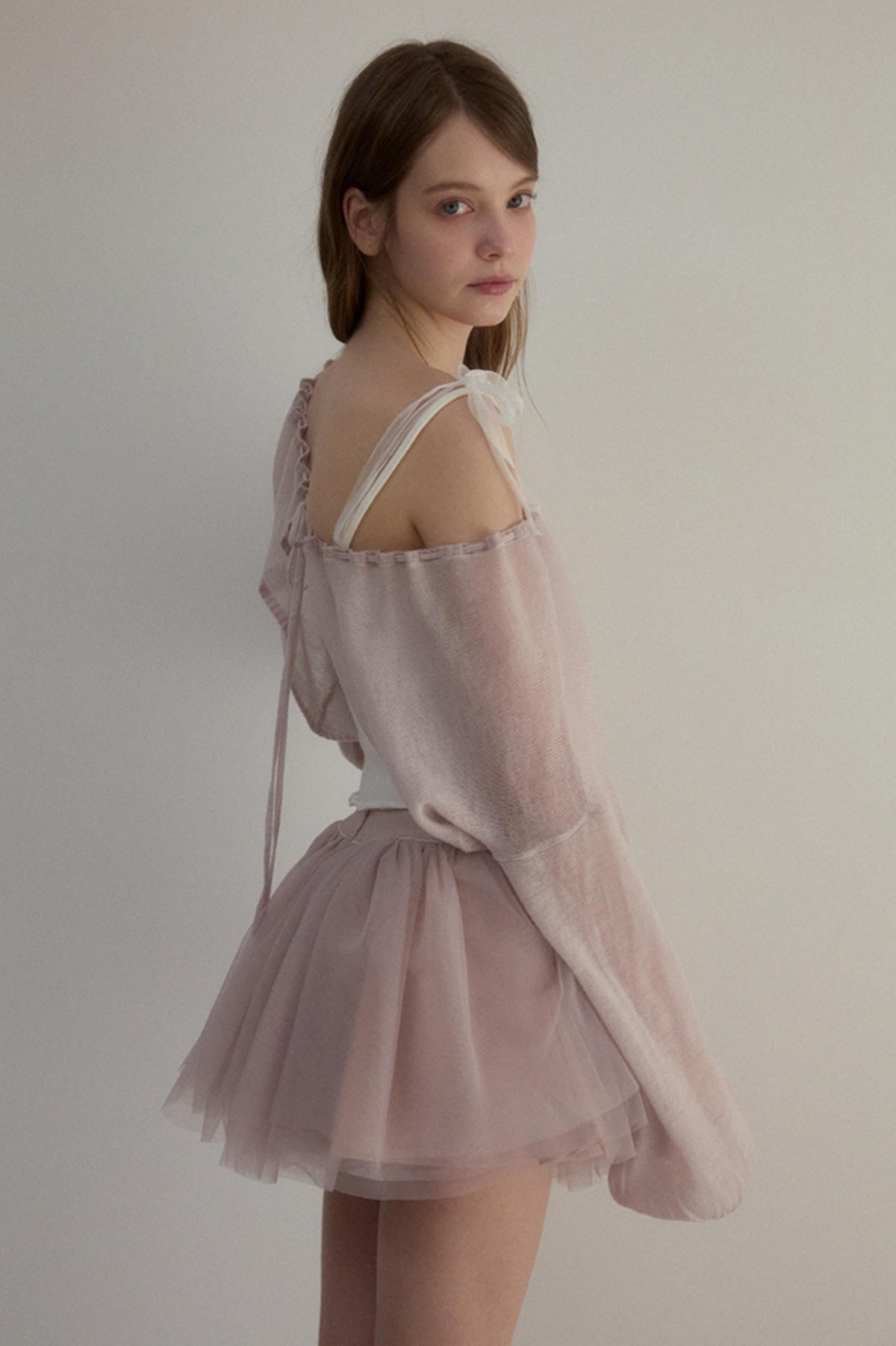 Pink Duo One-piece Pants Set-Up