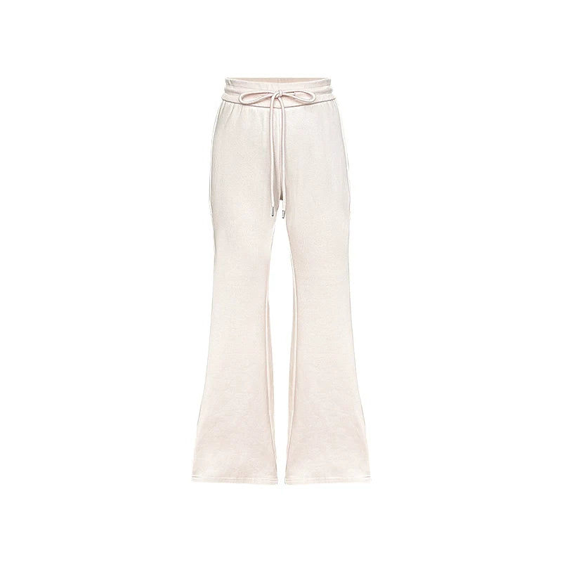 Pink Fleece Skinny Pants