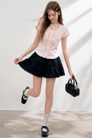 Pink Lace Blouse