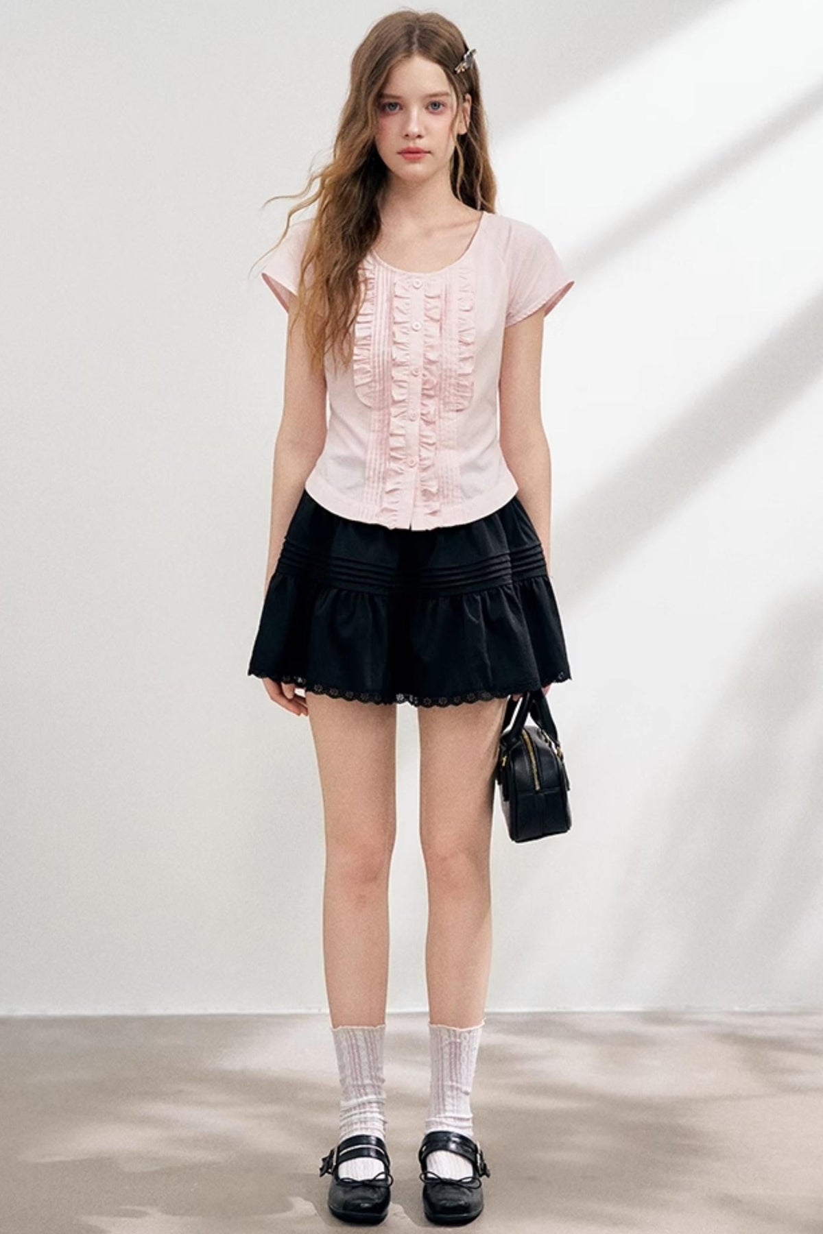 Pink Lace Blouse