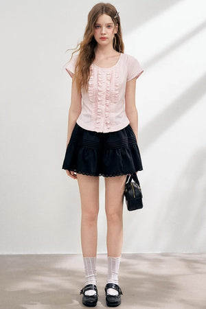 Pink Lace Blouse