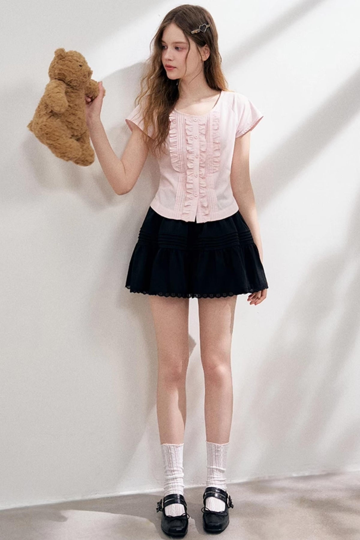 Pink Lace Blouse