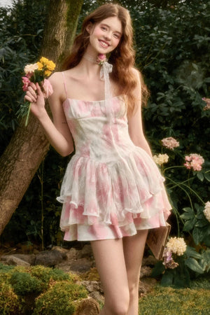 Pink Lakes Summer Lace Dress