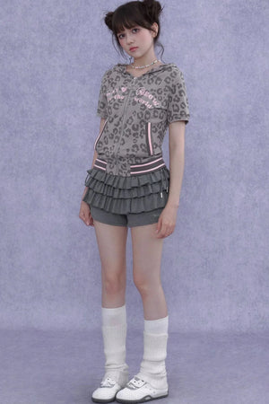 Pink Leopard Cat Ear Jacket