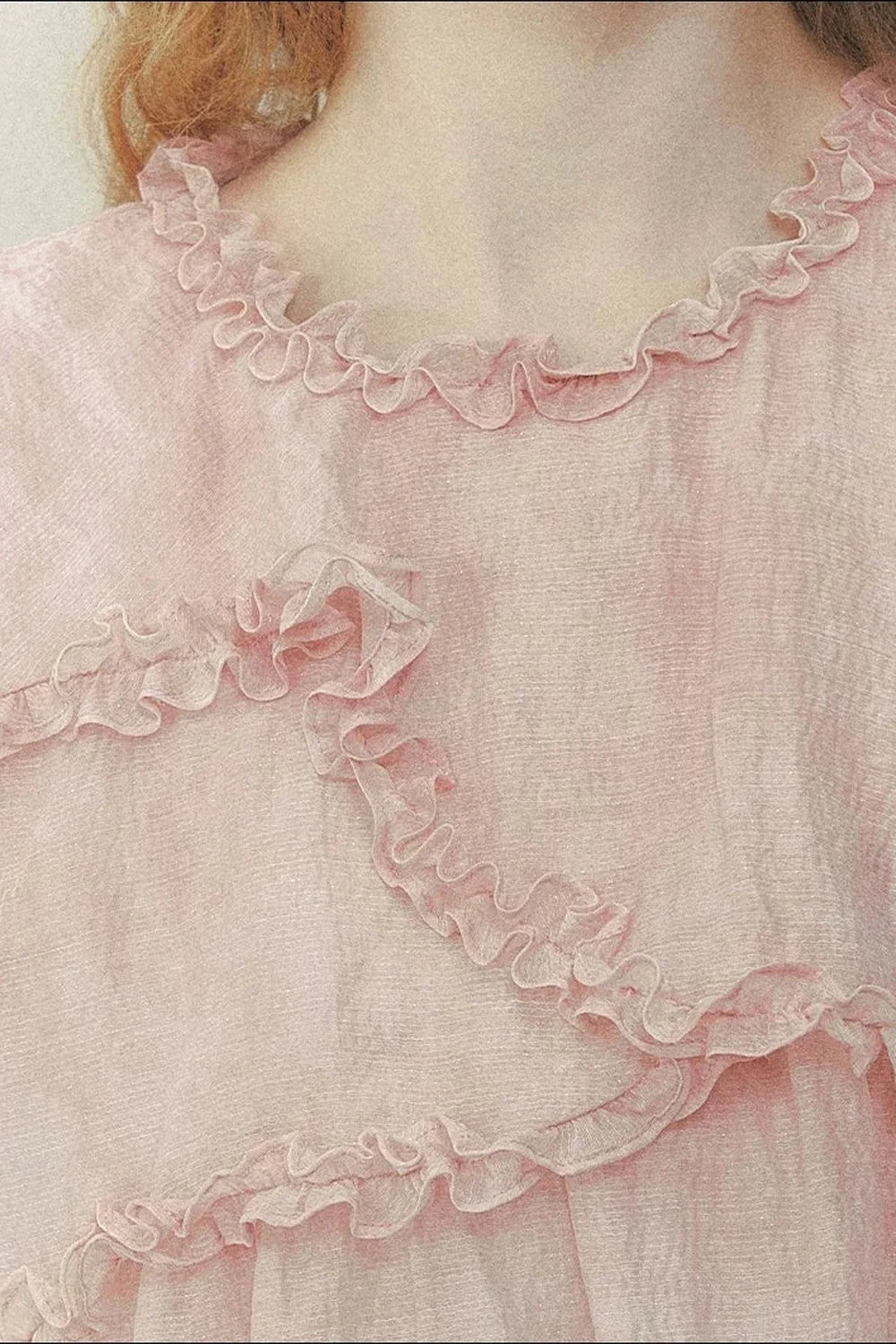 Pink Mist Layered Dress