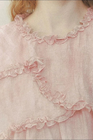 Pink Mist Layered Dress