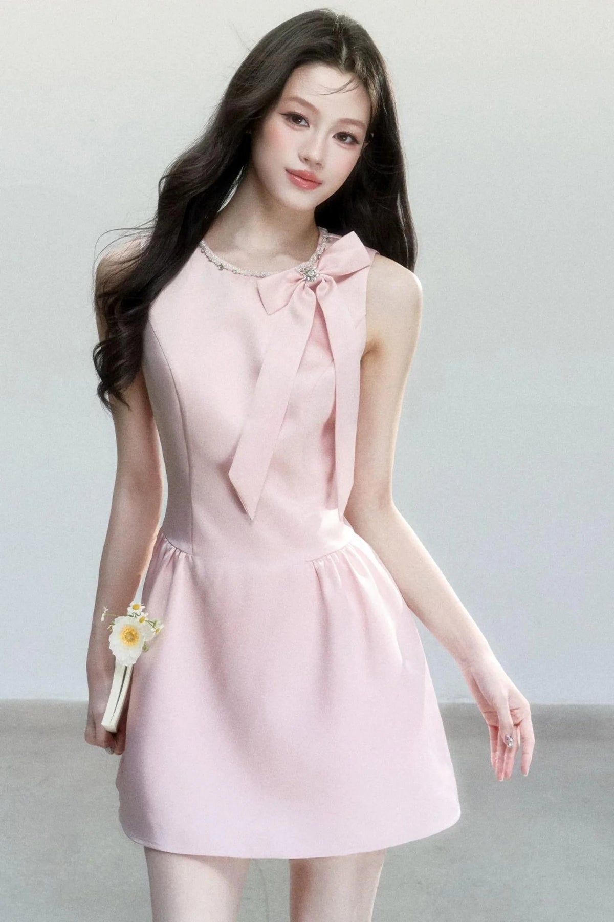 Pink Princess Satin Dress