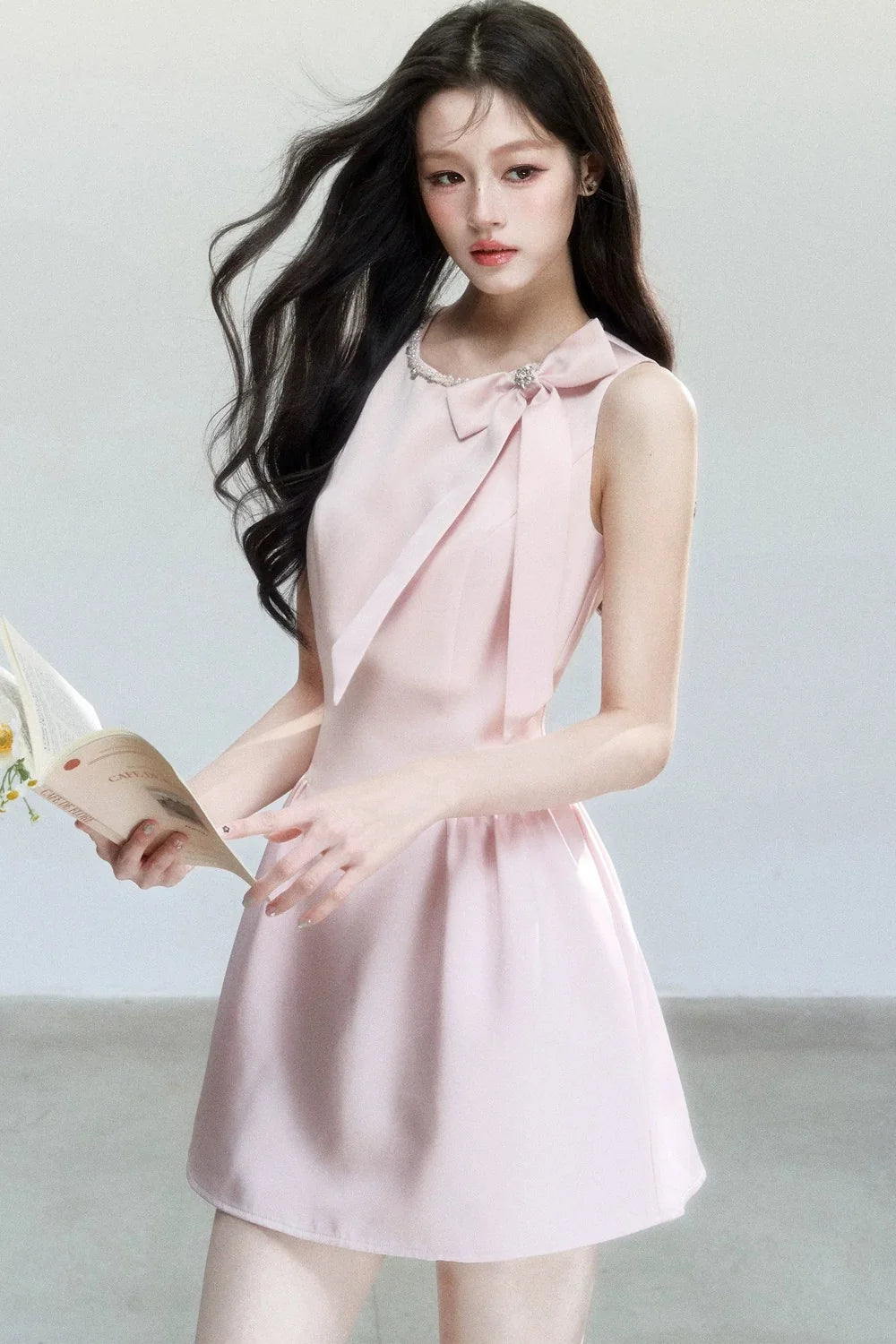 Pink Princess Satin Dress