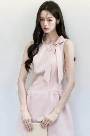 Pink Princess Satin Dress