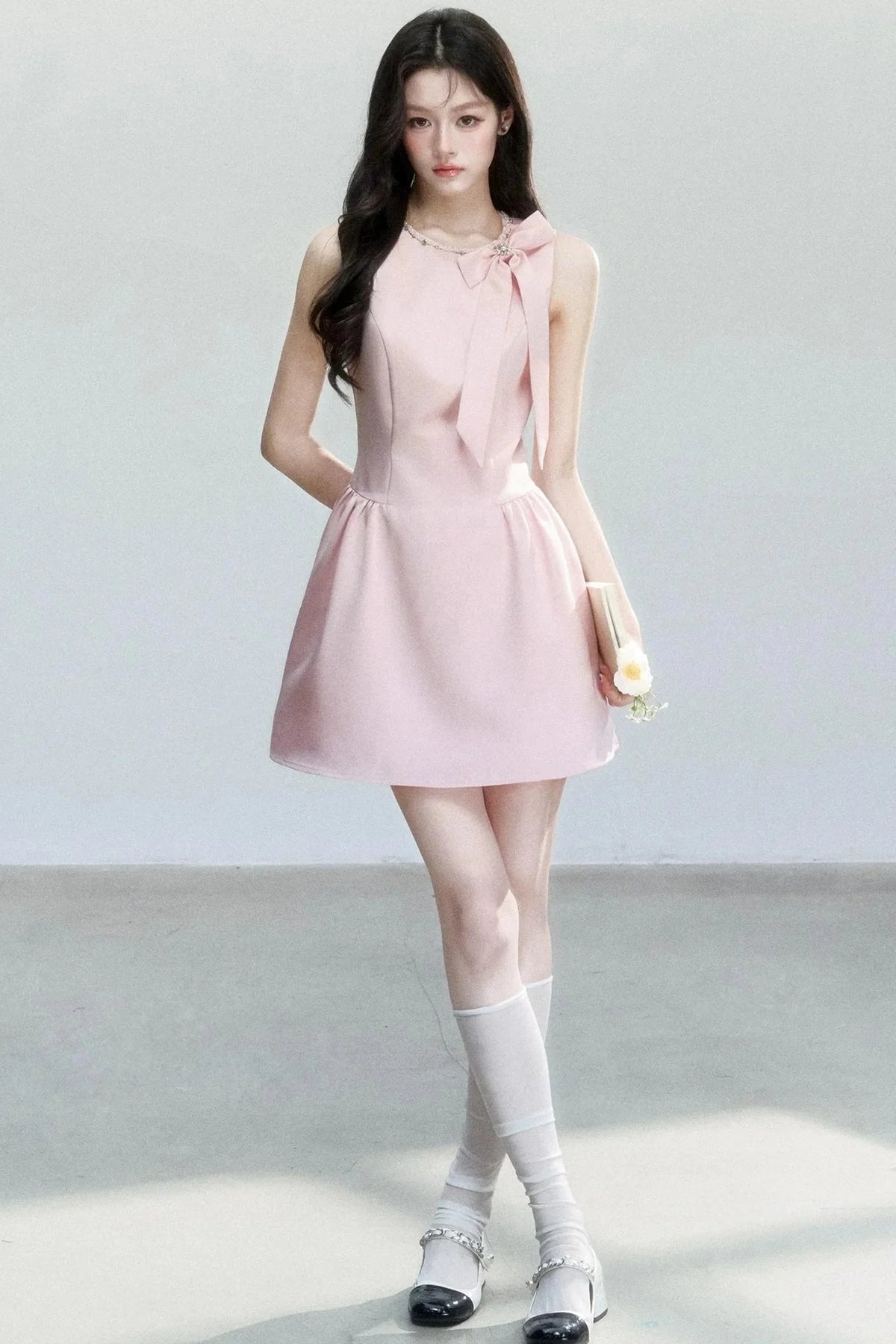Pink Princess Satin Dress