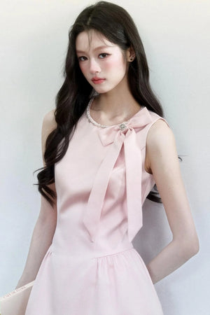 Pink Princess Satin Dress