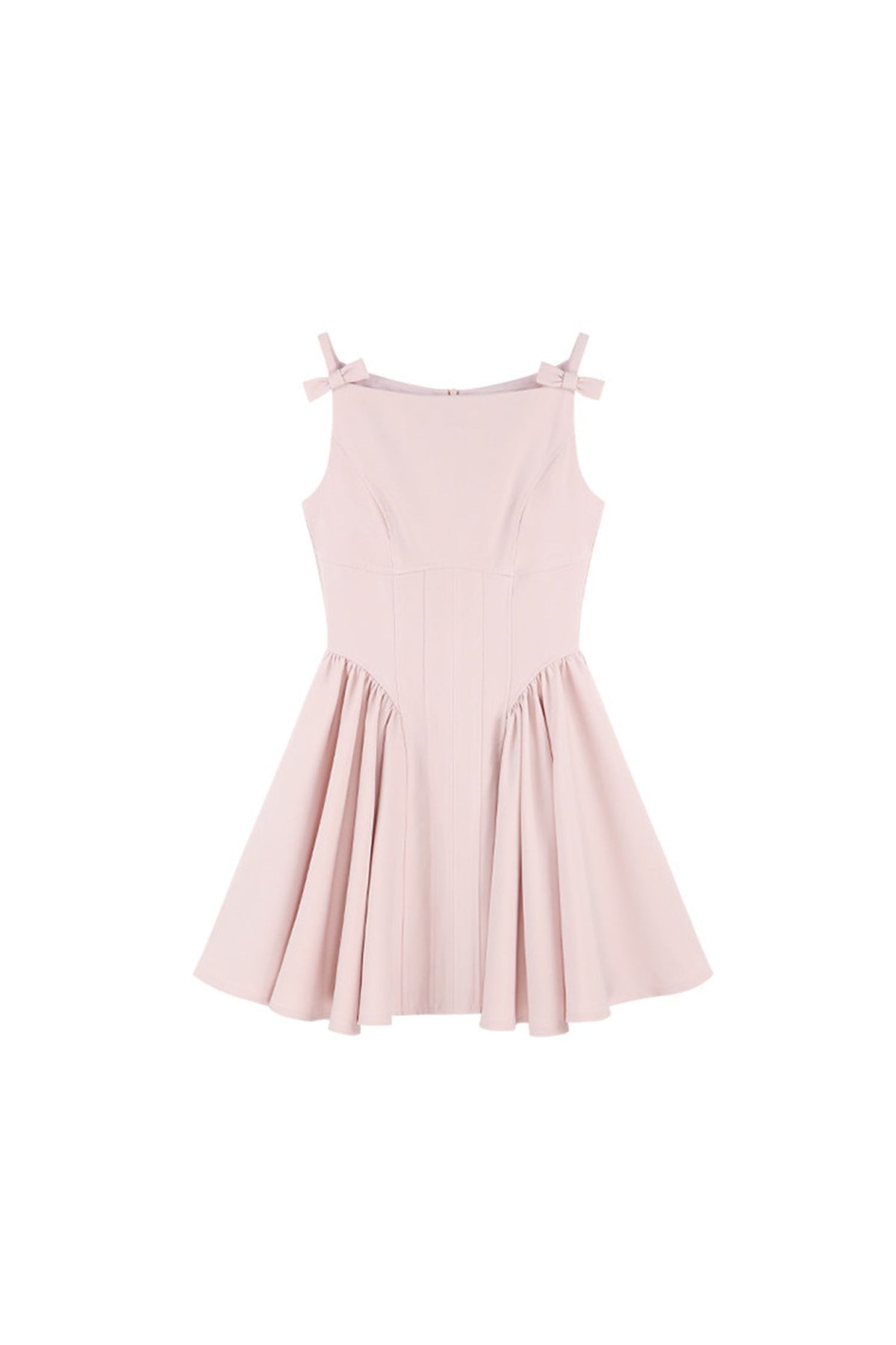 Pink Strap A-Line Dress
