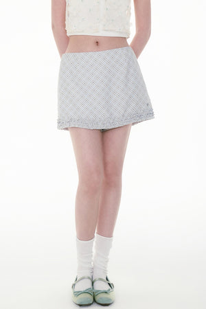 Plaid A-line Skirt